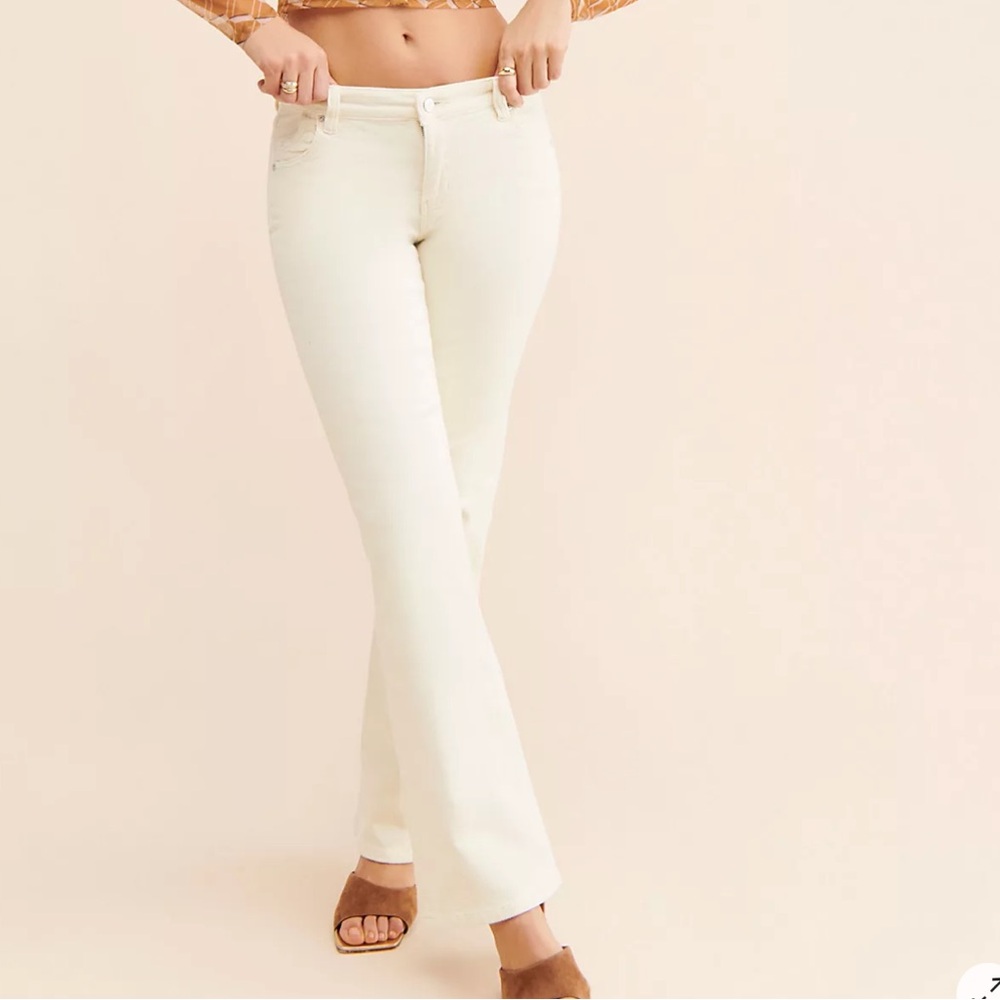 NWT Free People Rolla's Dallas Low-Rise Bootcut Corduroy Pants Size 26 - Picture 2 of 14